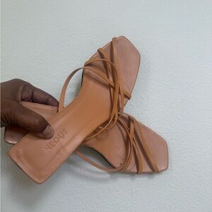 Neous Women's Elegant Tan Sandals